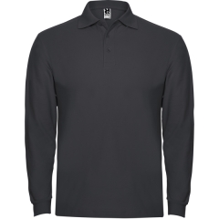 Tricou polo Estrella L/S bărbat - ALB