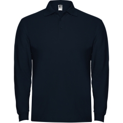 Tricou polo Estrella L/S bărbat - ALB