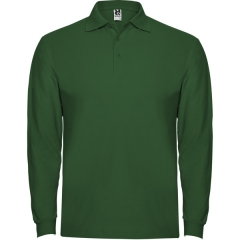 Tricou polo Estrella L/S bărbat - ALB