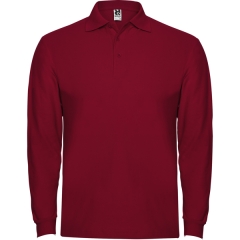 Tricou polo Estrella L/S bărbat - ALB