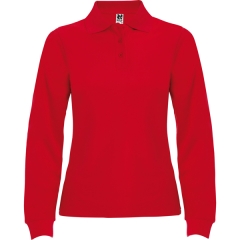Tricou polo Estrella damă cu mânecă lungă - NEGRU