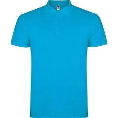 Tricou polo Star bărbați - ALB