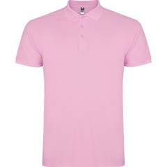 Tricou polo Star bărbați - ROZ DESCHIS