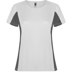 Tricou Shanghai Woman damă - ALB/PLUMB ÎNCHIS