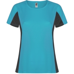 Tricou Shanghai Woman damă - TURCOAZ/PLUMB ÎNCHIS