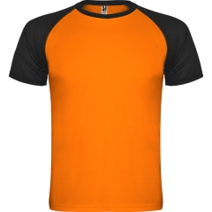 Tricou bărbați Indianapolis - PORTOCALIU FLUOR/NEGRU