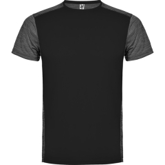 Tricou Zolder bărbați - NEGRU/NEGRU MELANJ