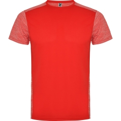 Tricou Zolder bărbați - ROȘU/ROȘU MELANJ
