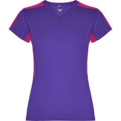 Tricou Suzuka damă - VIOLET/ROZ APRINS