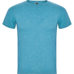 Tricou FOX bărbat confortabil - TURCOAZ MELANJ