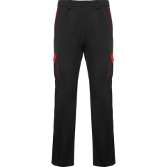 Pantaloni Trooper unisex - NEGRU/ROȘU