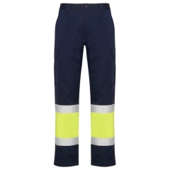 Jachetă NAOS înaltă vizibilitate bărbat - BLEUMARIN/GALBEN FLUOR