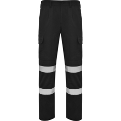 Pantaloni Daily HV înaltă vizibilitate bărbat - NEGRU