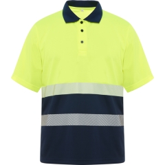 Vestă Vega reflectorizantă unisex - BLEUMARIN/GALBEN FLUOR