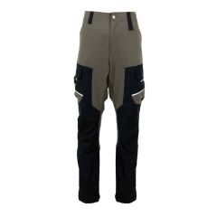 Pantaloni de lucru standard din tercot stretch 240 g/m2 Elastico 543B Renania-Negru-XS