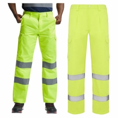 Pantaloni galbeni reflectorizanti 235 grame ALFA 9309 ROLY