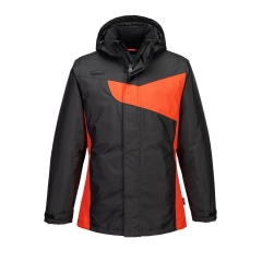 Jacheta de iarna PW260 Portwest-Negru/Rosu-S