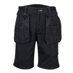 Pantaloni scurti de lucru Holster Work PW345 Portwest-Negru-28 inch - XS