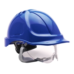 Casca de protectie cu vizor Endurance PW55 Portwest-Albastru