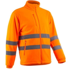 Jacheta polar reflectorizanta Ritto HV Coverguard 5RIT160-Portocaliu Fluorescent-S