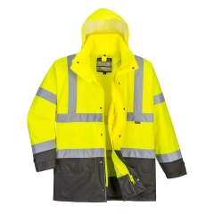Jacheta de protectie multifunctionala reflectorizanta S768 Executive 5in1Portwest-Galben/Gri-S
