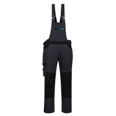 Pantaloni salopeta cu pieptar T704 -WX3 Portwest-Gri metalic-M
