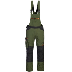 Pantaloni salopeta cu pieptar T704 -WX3 Portwest-Verde masliniu-L