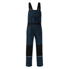 Pantaloni cu pieptar Woody W02 Rimeck-Albastru marin-02 -44/46