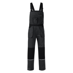 Pantaloni cu pieptar Woody W02 Rimeck-Ebony gray-94-44/46