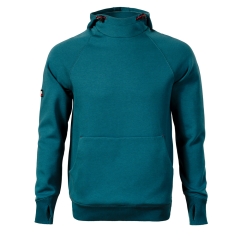 Hanorac barbati cu gluga Vertex Hoodie W43 Rimeck-Albastru petrol-93-M