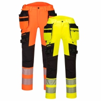 Pantaloni de lucru reflectorizanti Hi-Vis cu buzunare Holster detasabile DX442 Portwest