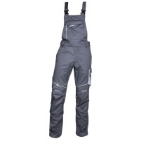 Pantaloni de lucru cu pieptar Summer gri inchis H6125 Ardon