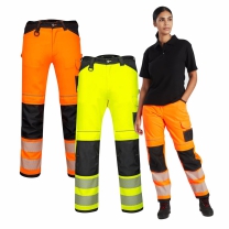 Pantaloni protectie HiVis dama PW385 Portwest