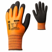 Manusi de protectie de iarna din latex cu captusela acrilica Hi-Vis Eurowinter L22 Coverguard