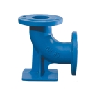 Cot cu picior si flanse DN80