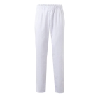 Pantaloni medicali albi unisex din tercot 334 Velilla