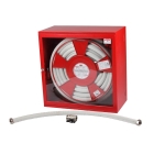 Cutie hidrant 650x650x260 cu usa din sticla cu furtun semirigid DN25 avizata CE