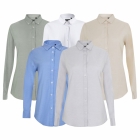 Camasa dama Stretch Oxford cu maneci lungi, densitate 180 gr/mp, 405005S Velilla