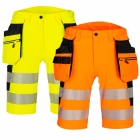 Pantaloni de lucru scurti elastici reflectorizanti  Hi-Vis DX446 Portwest