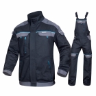Costum salopeta cu pieptar Cool Trend Negru/Gri H8964/H8968 Ardon