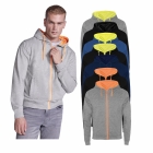 Hanorac barbati cu detalii fluor 280 grame FUJI 1105 ROLY