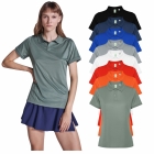 Tricou polo dama tehnic poliester 125 grame TORMO WOMAN 0401 ROLY