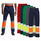 Pantaloni cu benzi reflectorizante clasa 1 tercot 200 grame NAOS 9300 ROLY