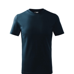 Tricou copii Classic 100 Malfini -Albastru marin-02 -122 cm/6 ani