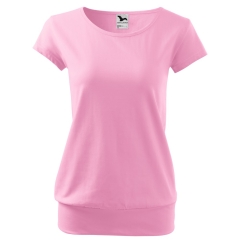 Tricou dama City 120 Malfini-Roz-30-XS