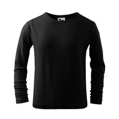 Tricou copii Fit- T LS 121 Malfini-Negru-01-110 cm/4 ani