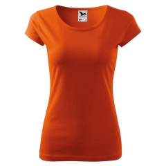 Tricou dama Pure 122 Malfini-Portocaliu-11-XS