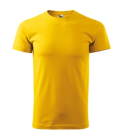 Tricou Basic 129-Galben-04-XS