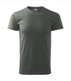 Tricou Basic 129-Gri ardezie-67-XS