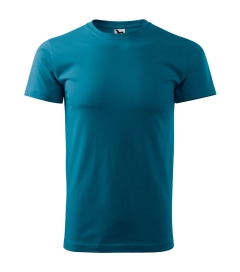 Tricou Basic 129-Albastru petrol-93-XS